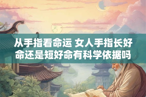 从手指看命运 女人手指长好命还是短好命有科学依据吗
