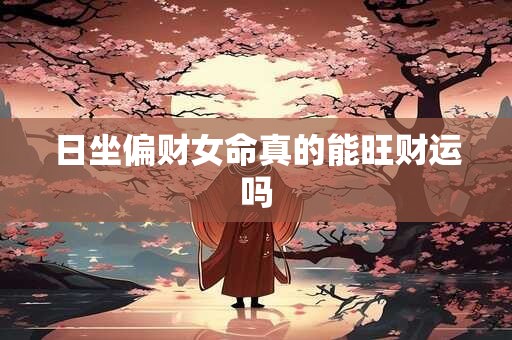 日坐偏财女命真的能旺财运吗