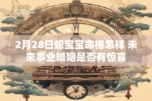 2月28日蛇宝宝命格怎样 未来事业婚姻是否有惊喜