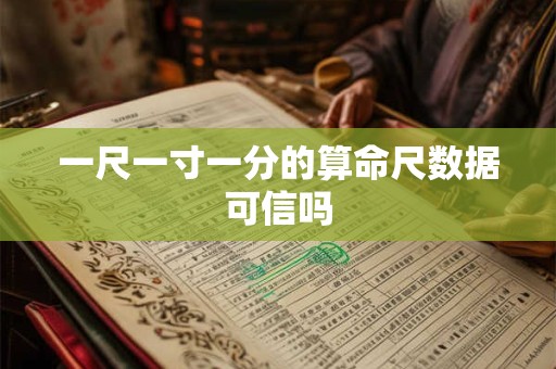 一尺一寸一分的算命尺数据可信吗