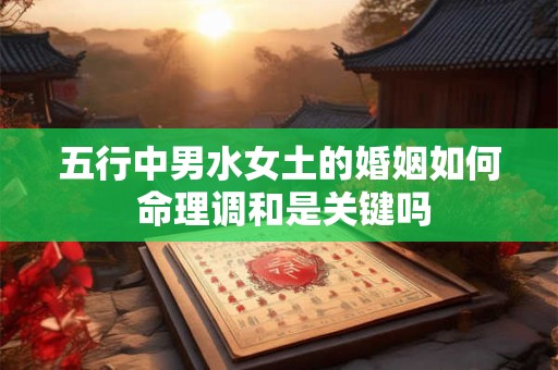 五行中男水女土的婚姻如何 命理调和是关键吗