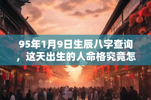 95年1月9日生辰八字查询，这天出生的人命格究竟怎么样