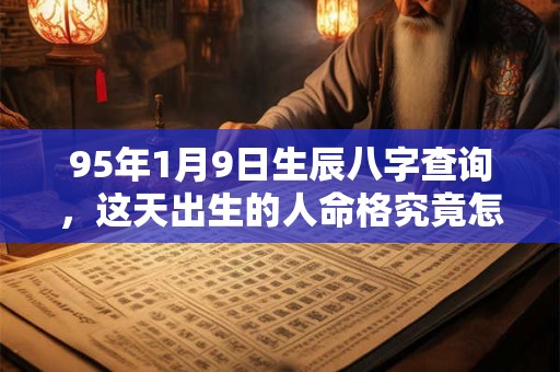 95年1月9日生辰八字查询，这天出生的人命格究竟怎么样