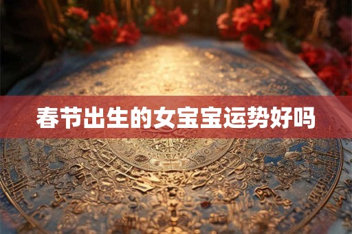 春节出生的女宝宝运势好吗
