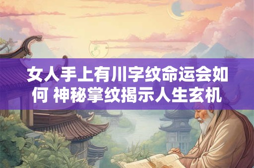 女人手上有川字纹命运会如何 神秘掌纹揭示人生玄机