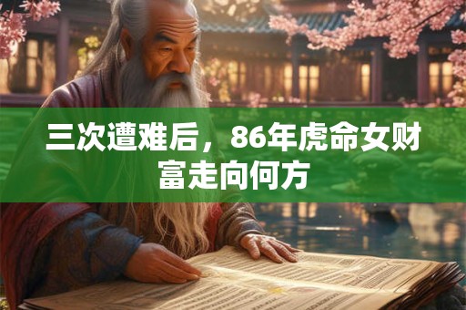 三次遭难后，86年虎命女财富走向何方
