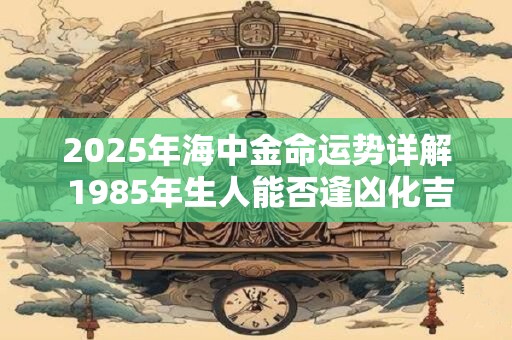 2025年海中金命运势详解 1985年生人能否逢凶化吉
