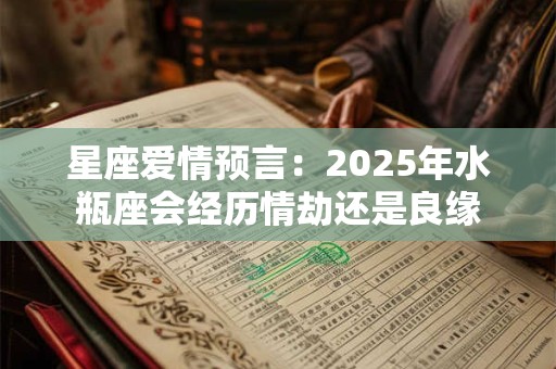 星座爱情预言：2025年水瓶座会经历情劫还是良缘