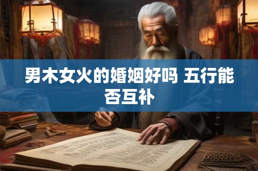 男木女火的婚姻好吗 五行能否互补
