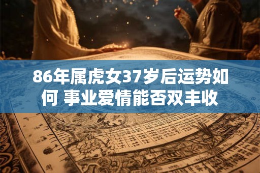 86年属虎女37岁后运势如何 事业爱情能否双丰收