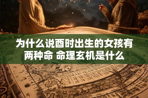 为什么说酉时出生的女孩有两种命 命理玄机是什么