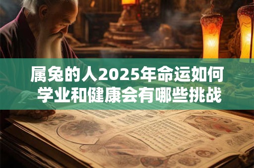属兔的人2025年命运如何 学业和健康会有哪些挑战