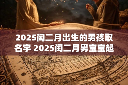 2026闰二月出生的男孩取名字 2026闰二月男宝宝起名如何