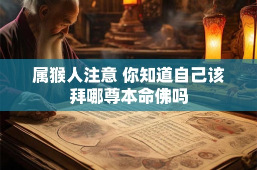 属猴人注意 你知道自己该拜哪尊本命佛吗