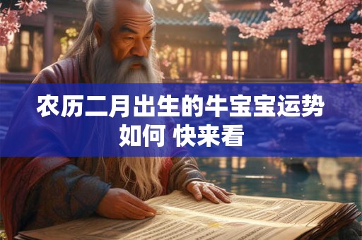 农历二月出生的牛宝宝运势如何 快来看