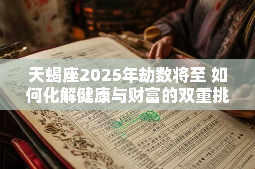 天蝎座2025年劫数将至 如何化解健康与财富的双重挑战