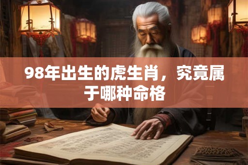 98年出生的虎生肖，究竟属于哪种命格