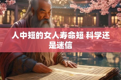 人中短的女人寿命短 科学还是迷信