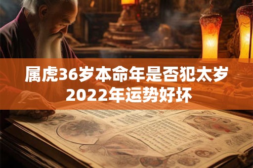 属虎36岁本命年是否犯太岁 2022年运势好坏