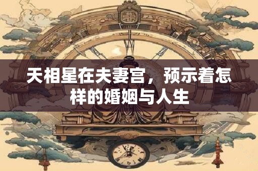 天相星在夫妻宫，预示着怎样的婚姻与人生