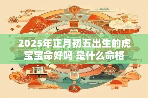 2025年正月初五出生的虎宝宝命好吗 是什么命格