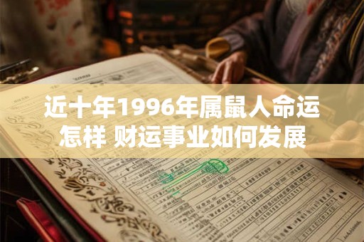 近十年1996年属鼠人命运怎样 财运事业如何发展