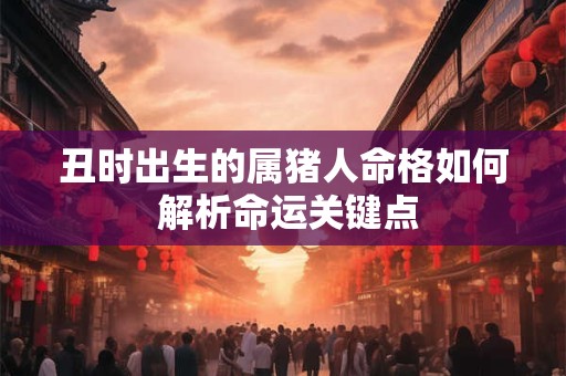 丑时出生的属猪人命格如何 解析命运关键点