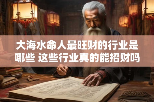 大海水命人最旺财的行业是哪些 这些行业真的能招财吗 大海水命人最旺财的行业是哪些 这些行业真的能招财吗