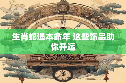 生肖蛇遇本命年 这些饰品助你开运