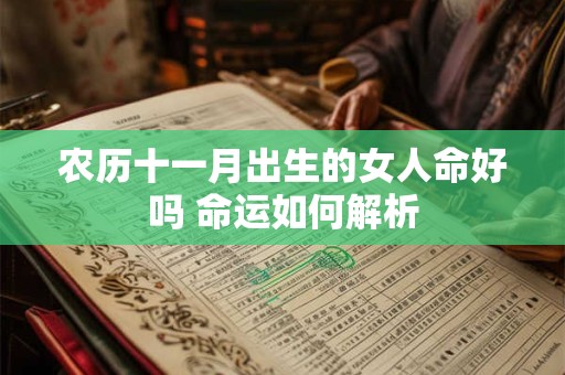 农历十一月出生的女人命好吗 命运如何解析 农历十一月出生的女人命好吗 命运如何解析