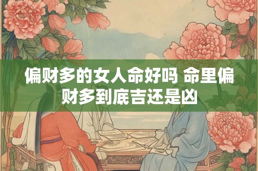 偏财多的女人命好吗 命里偏财多到底吉还是凶