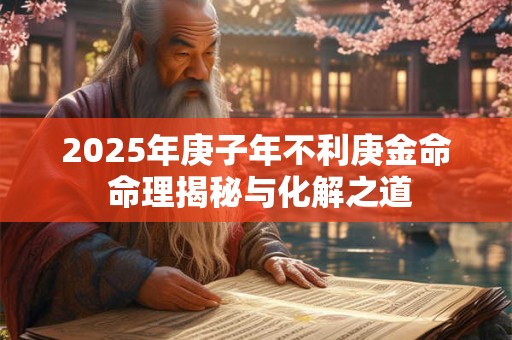 2025年庚子年不利庚金命 命理揭秘与化解之道 2025年庚子年不利庚金命 命理揭秘与化解之道