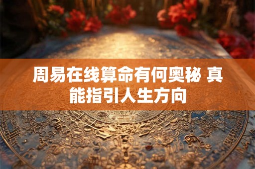 周易在线算命有何奥秘 真能指引人生方向