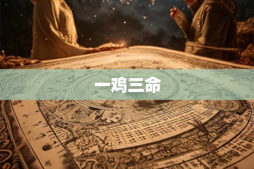 一鸡三命