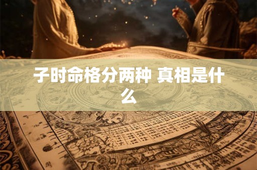 子时命格分两种 真相是什么