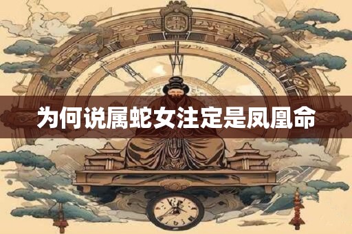 为何说属蛇女注定是凤凰命