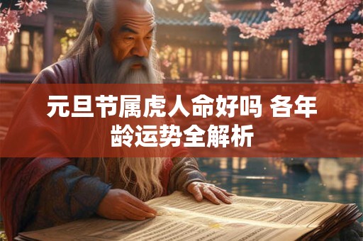 元旦节属虎人命好吗 各年龄运势全解析
