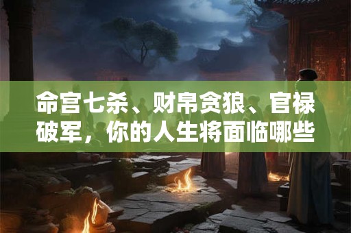 命宫七杀、财帛贪狼、官禄破军，你的人生将面临哪些挑战