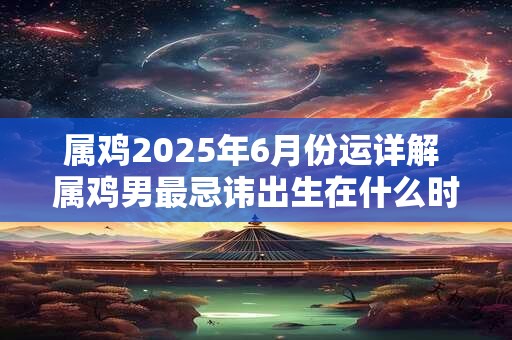 属鸡2026年6月份运详解 属鸡男最忌讳出生在什么时候 属鸡2026年6月份运详解 属鸡男最忌讳出生在什么时候