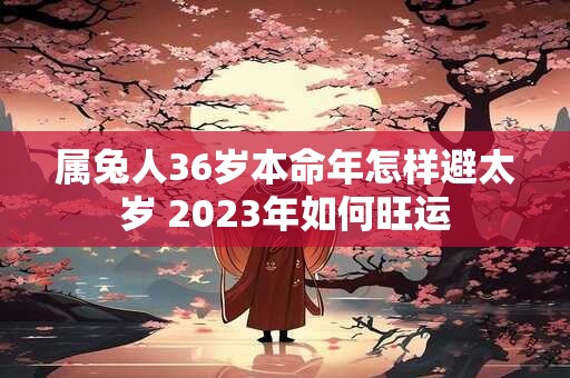 属兔人36岁本命年怎样避太岁 2023年如何旺运