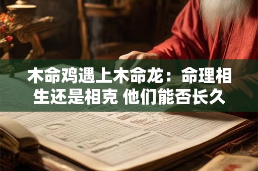 木命鸡遇上木命龙：命理相生还是相克 他们能否长久
