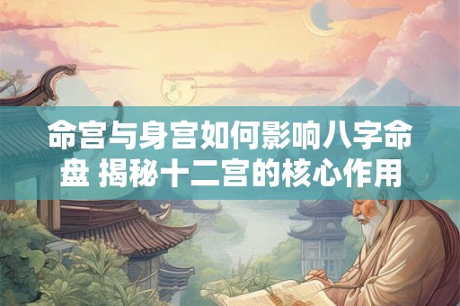 命宫与身宫如何影响八字命盘 揭秘十二宫的核心作用