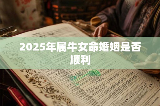 2025年属牛女命婚姻是否顺利