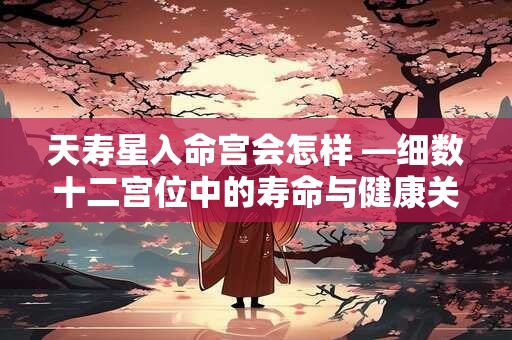 天寿星入命宫会怎样 —细数十二宫位中的寿命与健康关联