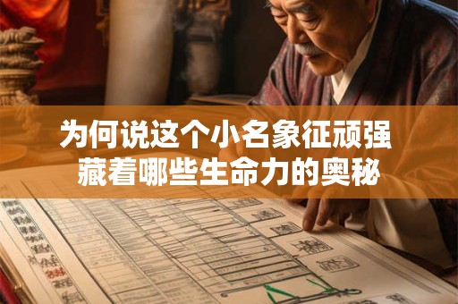 为何说这个小名象征顽强 藏着哪些生命力的奥秘