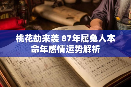 桃花劫来袭 87年属兔人本命年感情运势解析