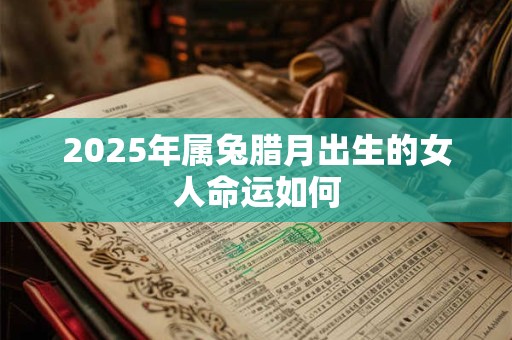 2025年属兔腊月出生的女人命运如何