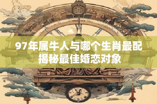 97年属牛人与哪个生肖最配 揭秘最佳婚恋对象