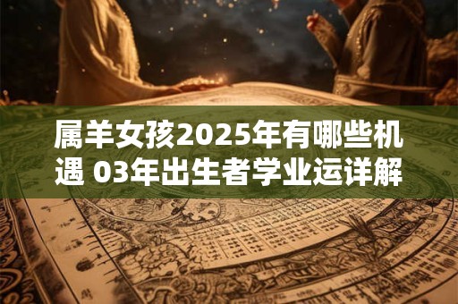 属羊女孩2025年有哪些机遇 03年出生者学业运详解