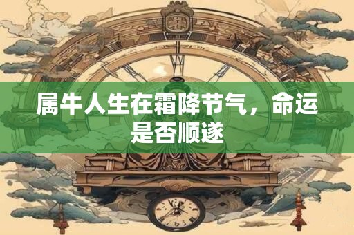 属牛人生在霜降节气，命运是否顺遂